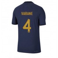 Camisa de time de futebol França Raphael Varane #4 Replicas 1º Equipamento Mundo 2022 Manga Curta